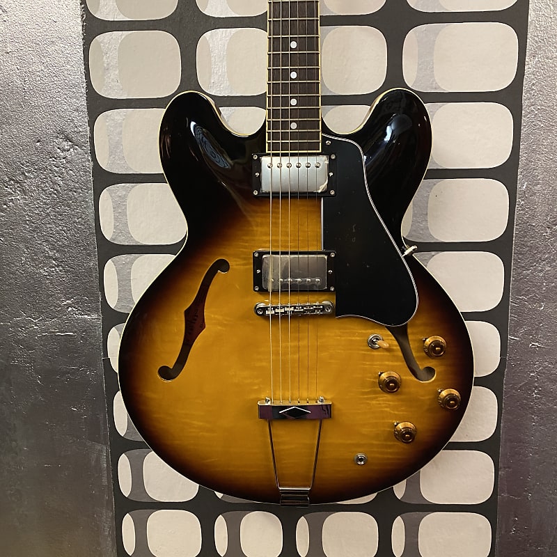 日本製 tokai LC148S BB Vintage Series MOD Tokai ES148 S, Tobacco Sunburst | Reverb