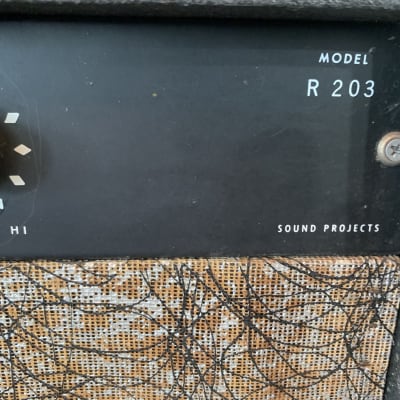 Soundrojects R203 Amplifier Electro lab 60’s - Black tolex | Reverb