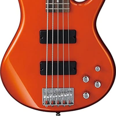 Ibanez GSR205 GSR 5-String Bass Guitar, Roadster Orange Metallic image 2