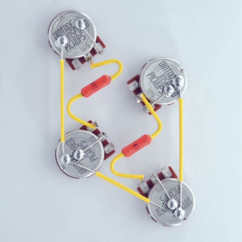 Les Paul Wiring Harness by JEL Centralab Spec LONG Shaft Reverb UK