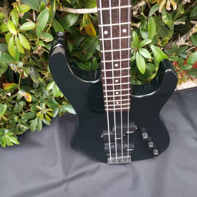 Charvel 1990's CHS4 4-String Electric Bass Black image 4