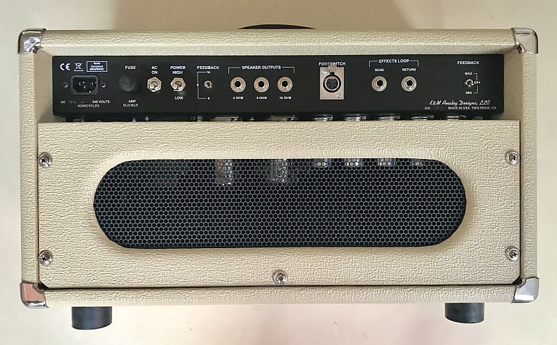 Two Rock Classic Reverb 50w Head (K&M era) and Cabinet Tan/Beige