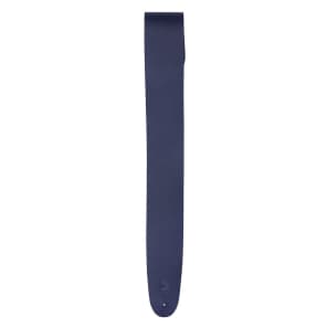 Planet Waves Basic Classic Leather Guitar Strap 2.5" Wide 44.5" to 53" Inches Long Blue Free Ship image 2