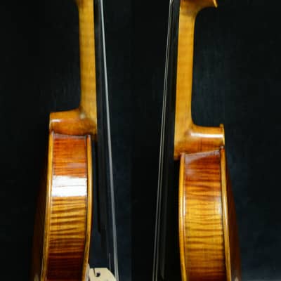 Fine Violin after Guarneri del Gesu 1743 Cannone Violin Upside-down Flame image 4