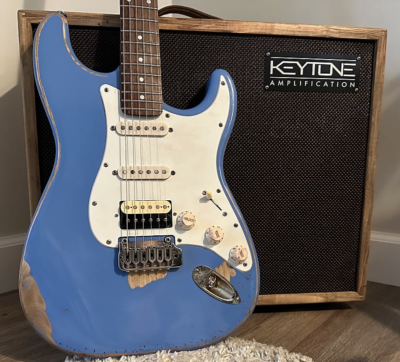 Big River/Fender HSS Stratocaster**Lake Placid Blue Nitro Relic**Suhr HSS Set (ML’s + SSV+)**Coil Tap image 1