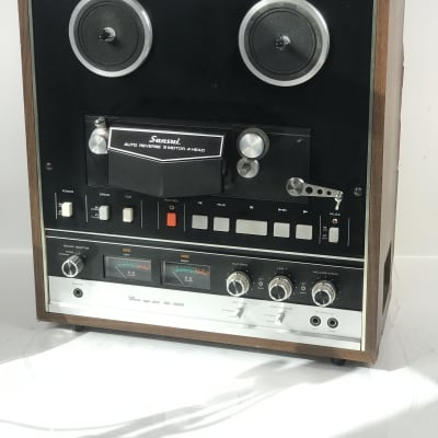TEAC X-7R 7 inch 6 head Auto Reverse reel to reel tape deck recorder with  dust cover