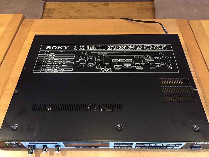 Sony MU-R201 Stereo Digital Reverb [Legendary Japanese