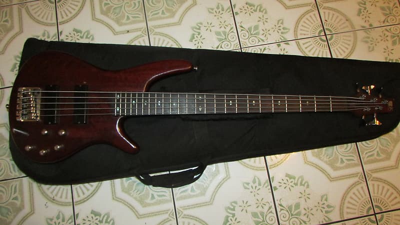 Ibanez SR-505 bass w/case, strap, and cable image 1