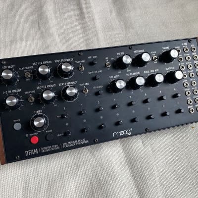 Moog DFAM Drummer From Another Mother Semi-Modular Analog Percussion Synth Black image 1