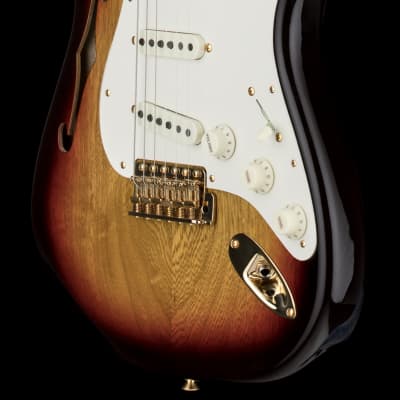 Fender Custom Shop Artisan Korina Stratocaster - Chocolate 3-Color Sunburst #72460 image 7