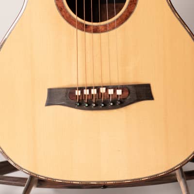 Handmade Portland Guitar  Brazilian Rosewood with Carpathian Spruce image 11