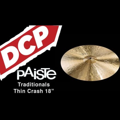 Paiste Signature Traditionals Thin Crash Cymbal 18" image 2