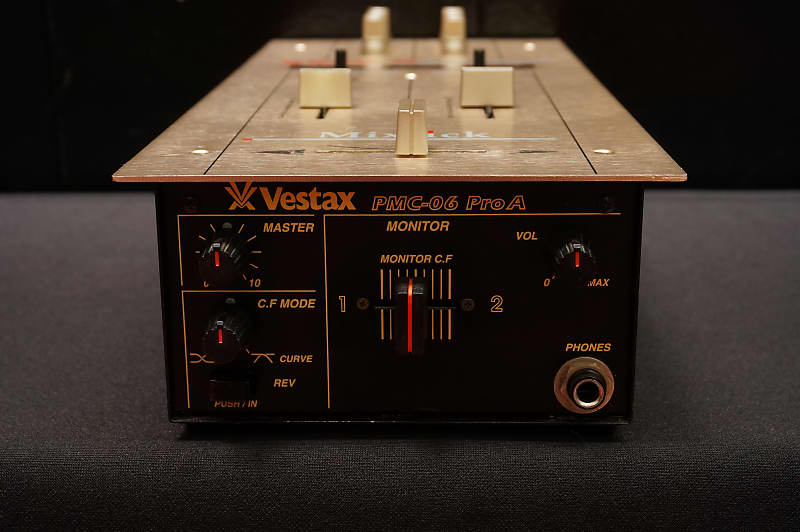 Vestax PMC-06 Pro A Mixtick DJ Mixer Silver Professional