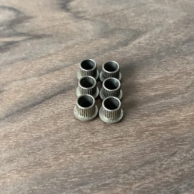 Kluson Deluxe Tuner Set Keystone Button No Line Single Ring Vintage 1952-1956 - Nickel image 8