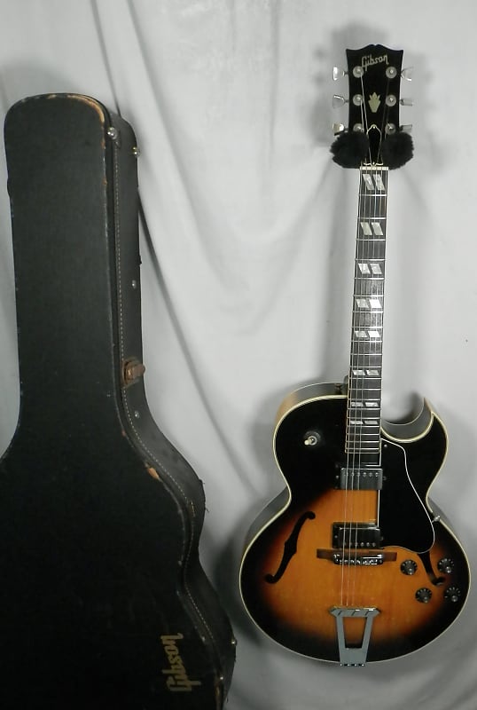 Gibson ES-175D Sunburst Hollow Body Electric Guitar with case vintage 1977 ES175D image 1