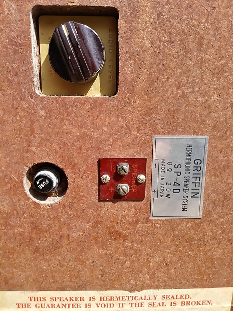 Griffin shop speakers vintage
