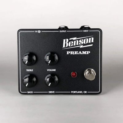 Benson Preamp Pedal- GPS Exclusive Black and Cream Finish | Reverb