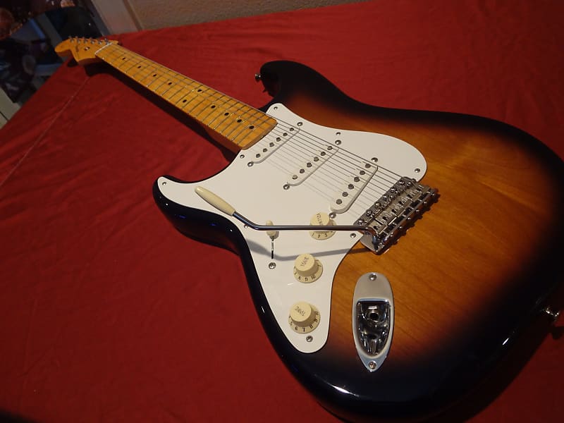 Fender American Vintage '57 Reissue Left Handed Stratocaster 2012 Sunburst image 1