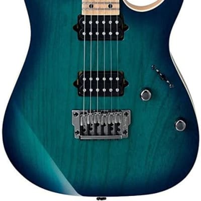 Ibanez RG652AHMFX Prestige RG Series 6-String Electric Guitar Nebula Green Burst image 3