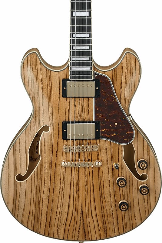 Ibanez AS93ZW AS Artcore Expressionist Semi-Hollow Body Electric Guitar, Natural image 1