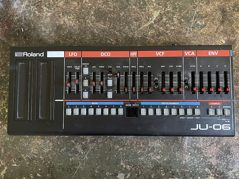 Roland JU-06 Boutique Series Synthesizer Module 2019 - Present - Black image 1