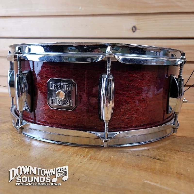 Gretsch 5" x 14" Snare Drum - Transparent Red image 1