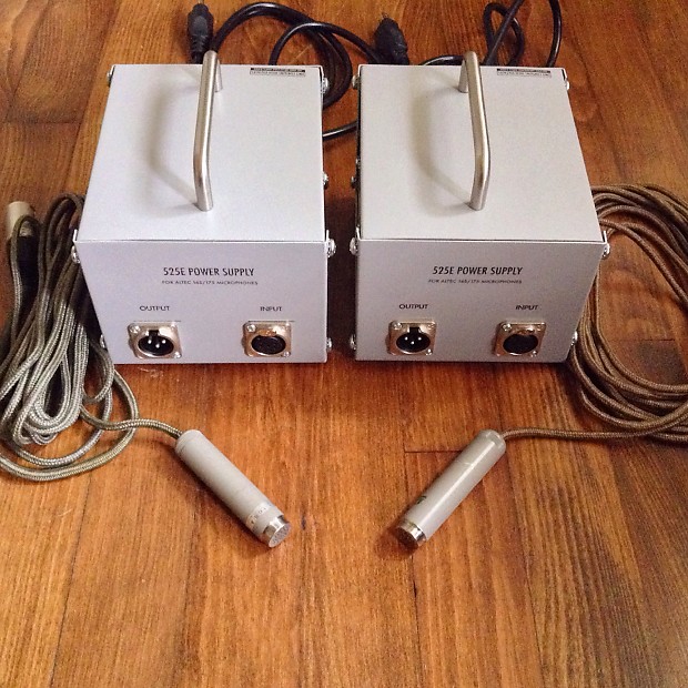 Vintage Pair of Altec 165A Tube Mic Systems Late 1950's Complete Refurb Stunning! image 1