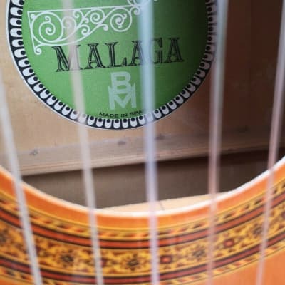 Vintage BM Malaga classical guitar Made in Spain - image 2