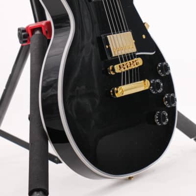 Gibson Les Paul Custom Ebony Electric Guitar image 5