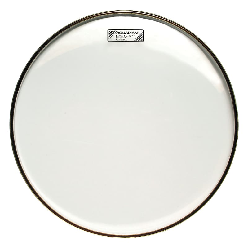 Aquarian Classic Clear Snare Bottom Drumhead, 14 Inch image 1
