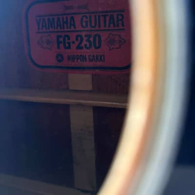 Yamaha FG-230 12-String Jumbo Dreadnought Natural image 6