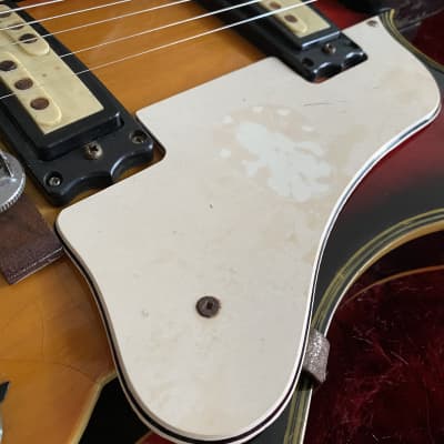 c.1967- Firstman/Liberty SC-2/SE-26V MIJ Vintage Hollow Guitar  “Sunburst” image 7