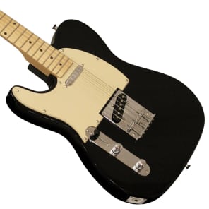 Sawtooth Left-Handed Black ET Series Electric Guitar w/ Aged White Pickguard - Includes: Accessories, Amp & Gig Bag image 6