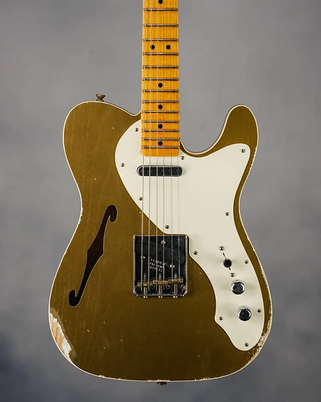 Fender Limited Thinline Loaded Nocaster Relic 2019 - Aged Gold image 1