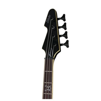 Schecter Dale Stewart Avenger Bass Guitar, Black 217 image 7