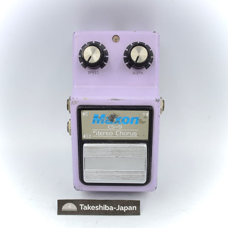 Maxon CS-9 Stereo Chorus Made in Japan Vintage Guitar Effect Pedal 135141 image 1