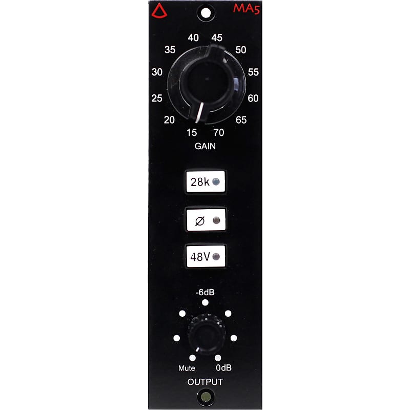 Avedis MA5 500-Series Mic Pre - Black Knobs image 1