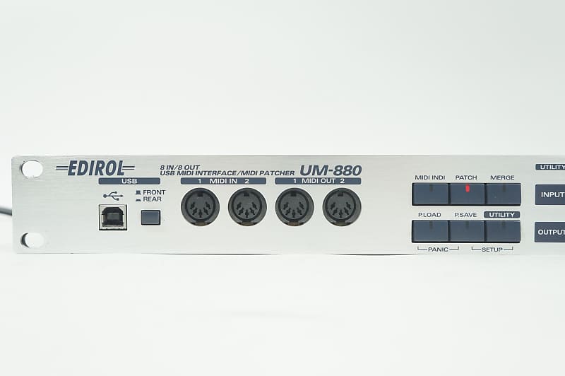 Edirol UM-880 Roland 8 IN / 8 OUT USB MIDI Interface Patcher