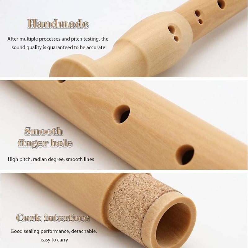 Handcrafted Wooden C Flute Stand (with 1 or 2 Pegs) - Flute