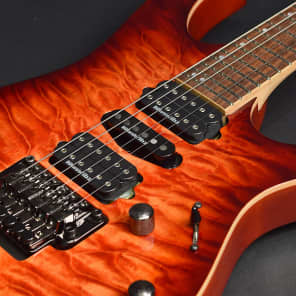 Ibanez RG970QMZ Blazing Dusk Reverb UK