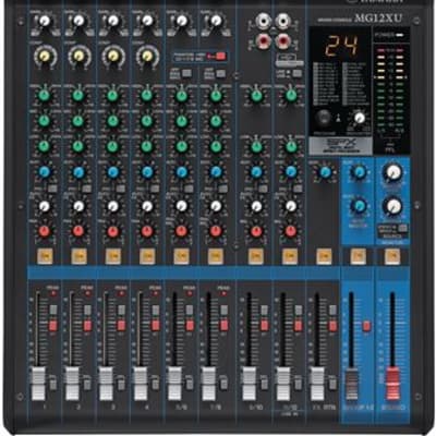 Yamaha MG12XU 12 Channel Stereo USB Mixer with Effects image 1