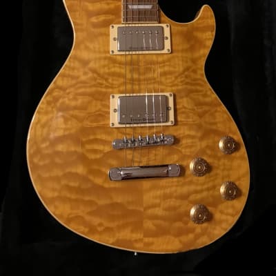 Greg Bennett Fastback 2002  Golden Yellow “10” Quilt top! Awesome player! image 2