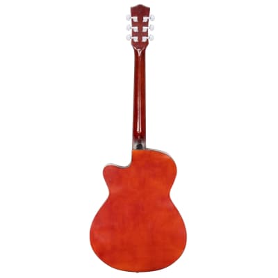 Glarry GT306 39 Inch Beginner Cutaway Acoustic Guitar Auditorium Spruce Burlywood image 2
