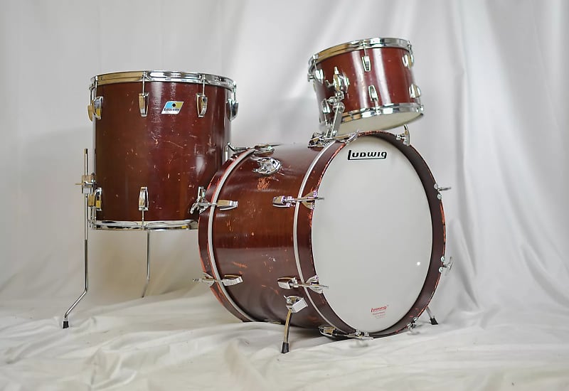Ludwig No. 987  "Super Beat" Outfit 9x13 / 16x16 / 14x20" Drum Set (3-Ply) 1969 - 1976 image 1