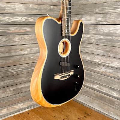 Fender American Acoustasonic Telecaster 2019 - Black image 3