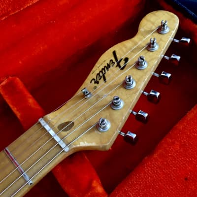 LEFTY! Vintage 1972 Fender USA Telecaster Custom Color Black Nitro Guitar Flamey Maple Neck Tele Relic Left HSC 7.2lb! image 7