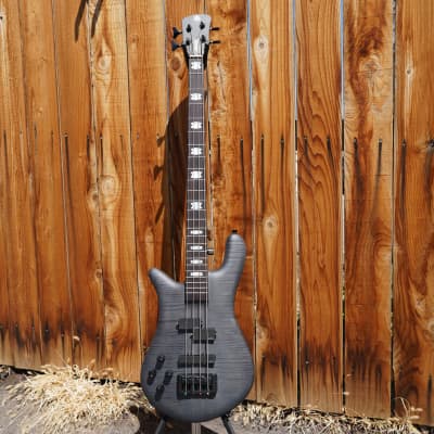 Spector Euro-4LX  Black Stain Matte Left Handed 4-String Electric Bass Guitar w/ Gig Bag (2022) image 3
