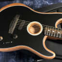 MINT! Fender American Acoustasonic Stratocaster - Black Finish - Deluxe Gig Bag - Authorized Dealer