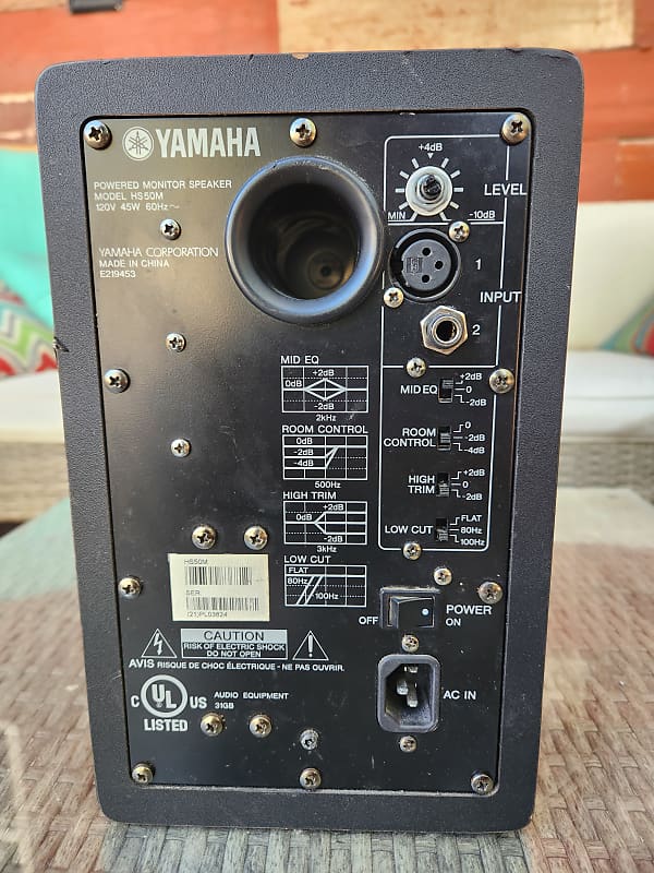 Yamaha HS50M Powered Studio Monitor (Pair) | Reverb