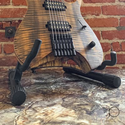 Mayones Hydra Elite 7 | snakewood fingerboard | 2018 | headless 7-string electric guitar image 2